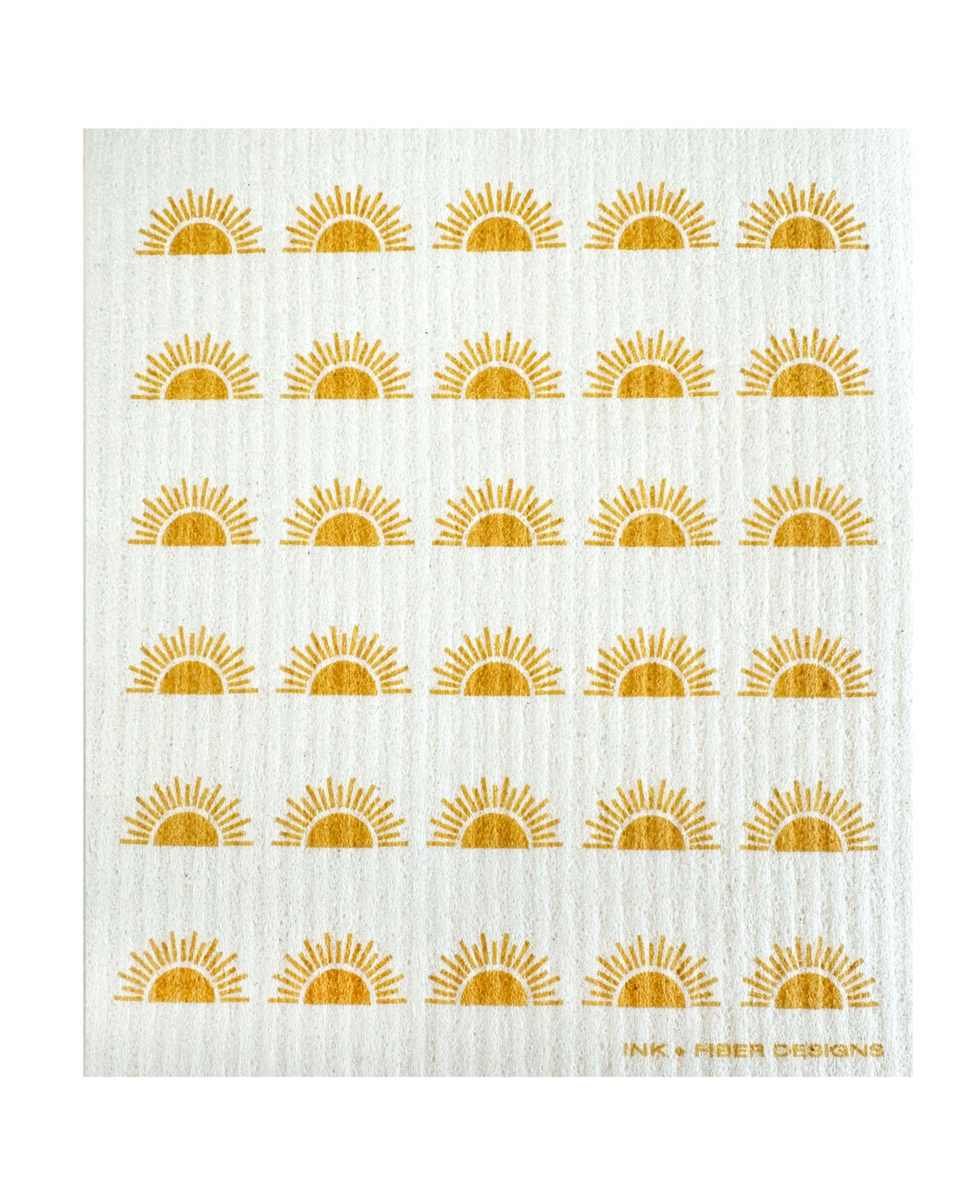 Sun Filled Swedish Dishcloth