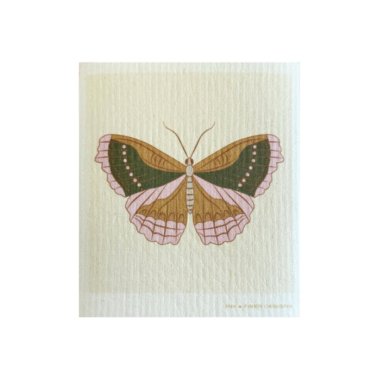 Butterfly 2 Swedish Dishcloth