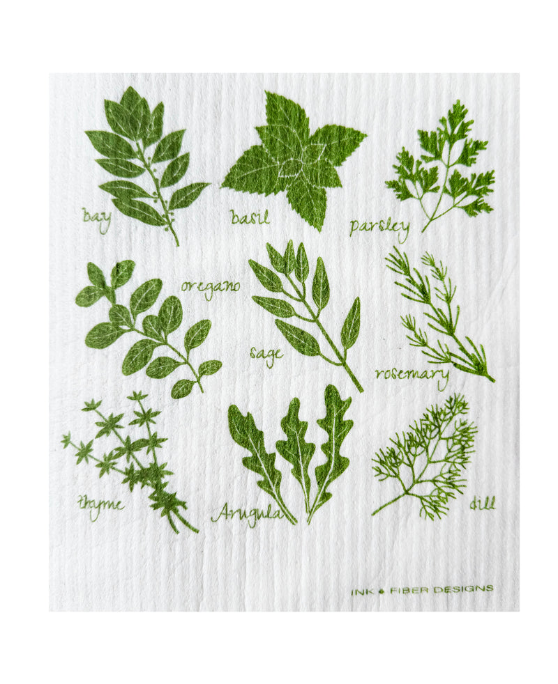 Herb Swedish Dishcloth