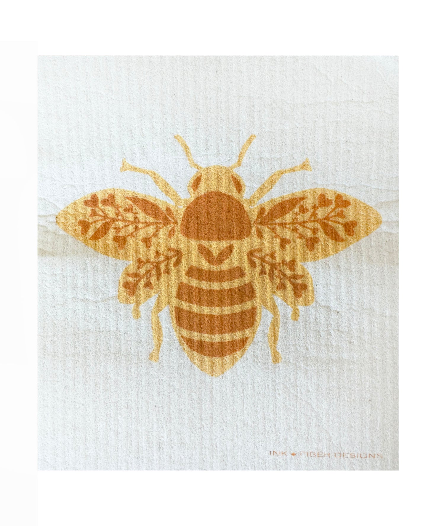 Large Bee Swedish Dishcloth