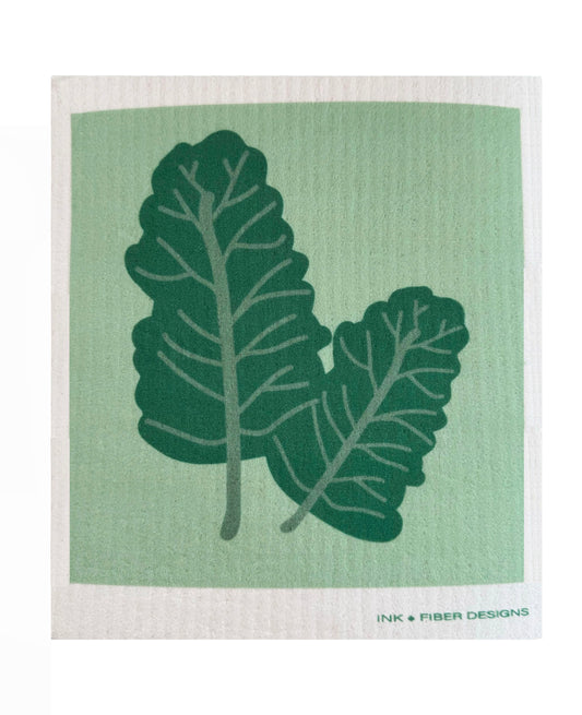 Kale Swedish Dishcloth