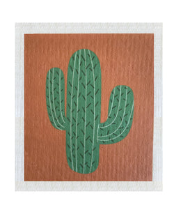 Cactus Swedish Dishcloth - Ink and Fiber Designs