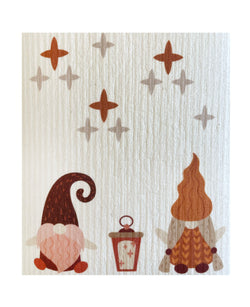 Gnomes Swedish Dishcloth - Ink and Fiber Designs